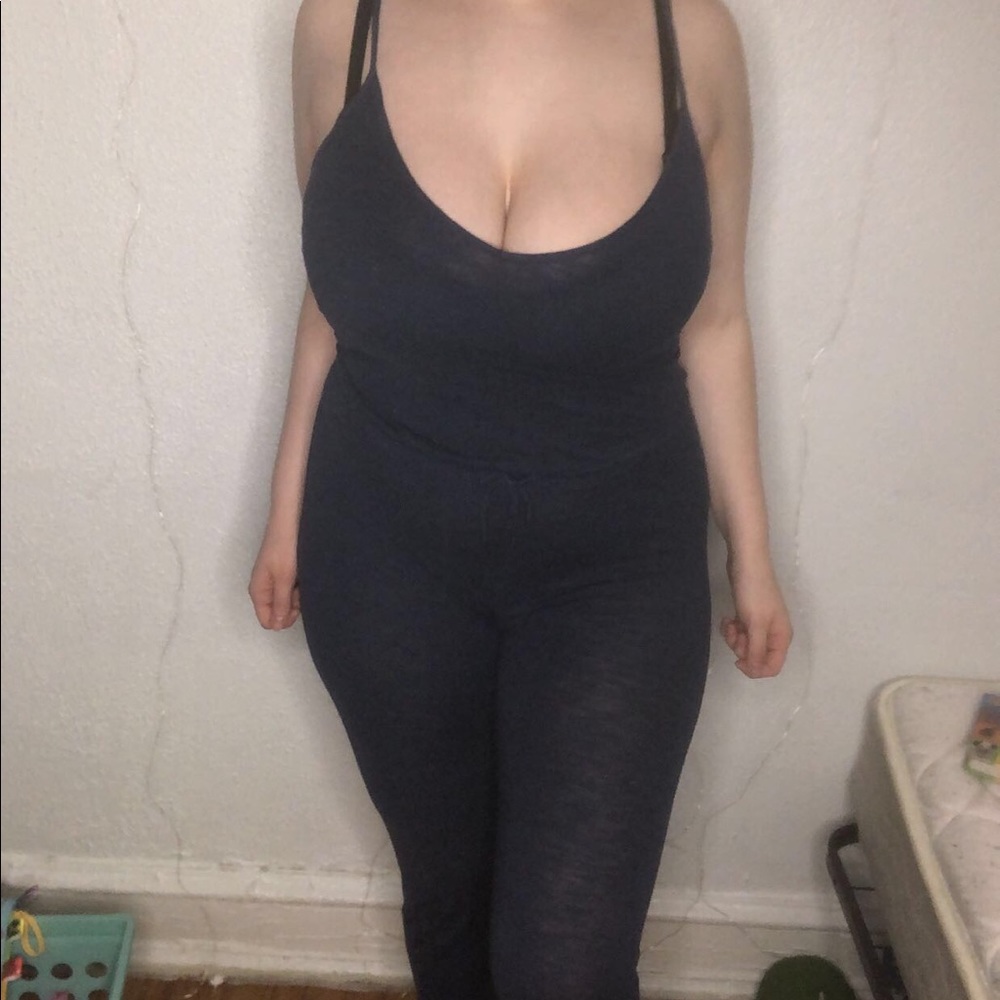 Dark blue jumpsuit
